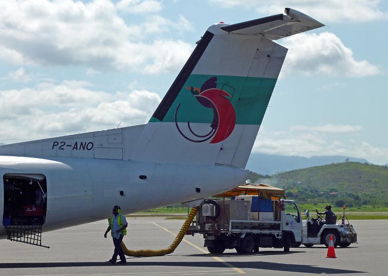 POM-97-Seib-2012.jpg - Old company logo of Air Niugini 2012 (Photo by Roland Seib)