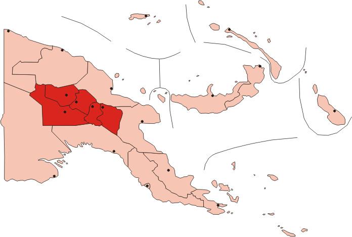 PNG3-01-Wikipedia.jpg - Map of the Highlands 5 provinces; source: Wikipedia Commons (http://en.wikipedia.org/wiki/File:Papua_New_Guinea_Highlands_Region.png; accessed 21.6.2011)