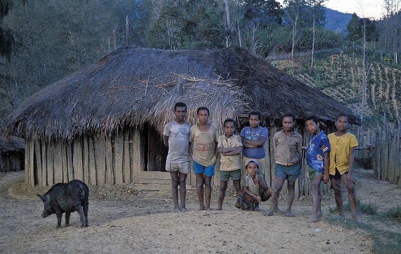 PNG3-09-Seib-1987.jpg - Kids in the village, Eastern Highlands 1987 (Photo by Roland Seib)