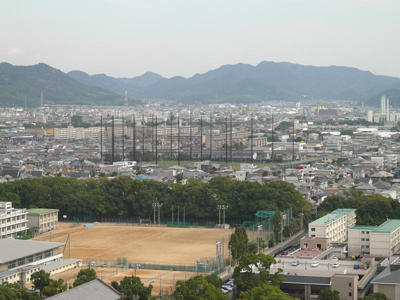 seib-2008-japan-62.JPG - View from the 7th floor of the castle (© Roland Seib)